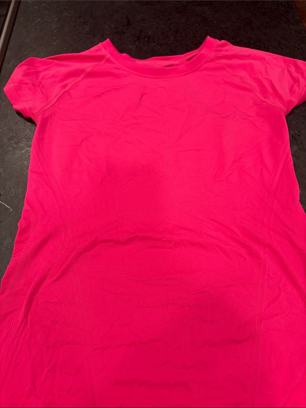 Athleta Women’s Hot Pink Short-Sleeve Performance Top